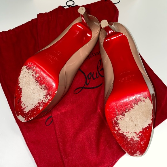 ✨Christian Louboutin Bianca 120 Nude Heels✨ - Picture 7 of 16